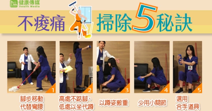 除舊佈新迎新春 掃除姿勢NG恐扭傷