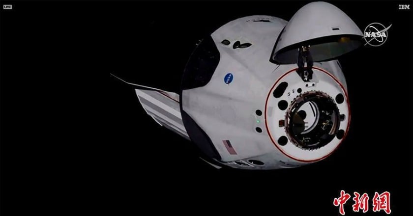 SpaceX成功送人到太空站 美進入商業太空時代
