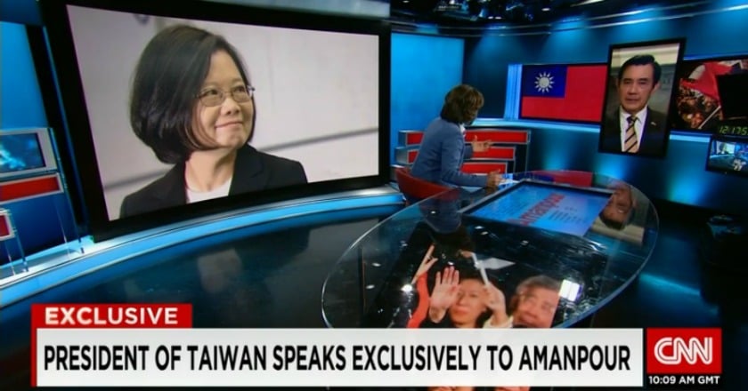 《CNN》專訪　馬英九盼蔡英文支持「九二共識」