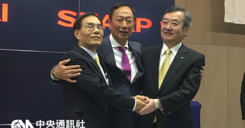 鴻海正式牽手百年日企夏普