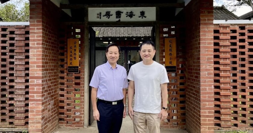 黃騰輝慷慨捐贈玫瑰花園 為東海大學70週年獻上「古典玫瑰園」