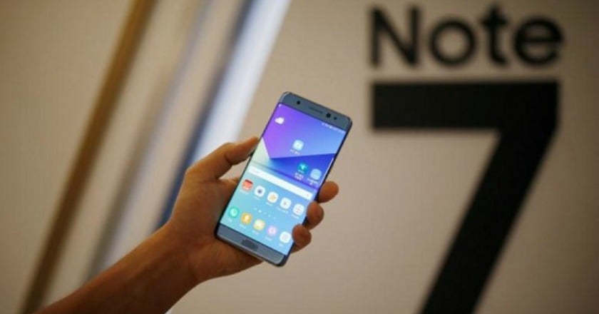 Note7修理後飛機上起火 致美航班取消