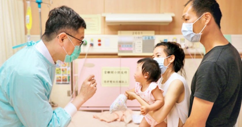 爸爸長「皮蛇」全家出水痘！ 小女嬰來不及打疫苗中鏢