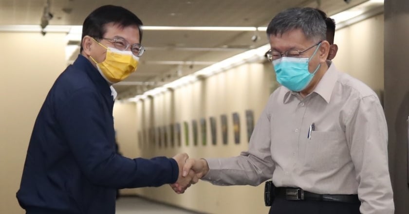 柯文哲、王國材會面一小時 基捷汐東段接環狀線東環達共識