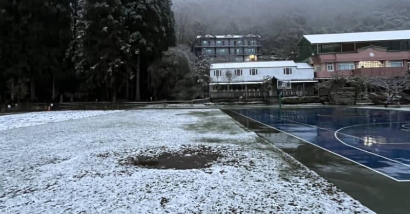 竹縣尖石下雪 新光國小、司馬庫斯分校停班課
