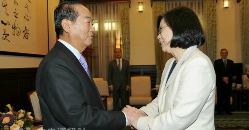 蔡英文會宋楚瑜　交付APEC三大任務