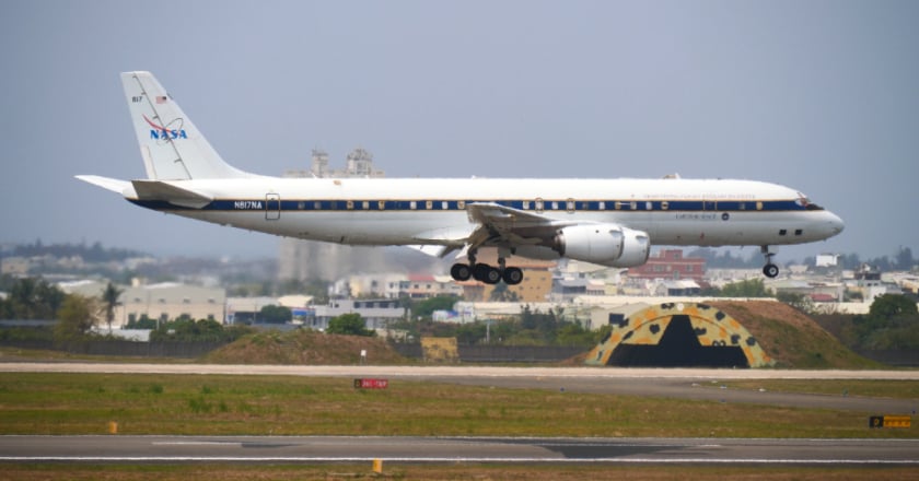 NASA飛機三度來台進行空品實驗 解析高屏空污成因