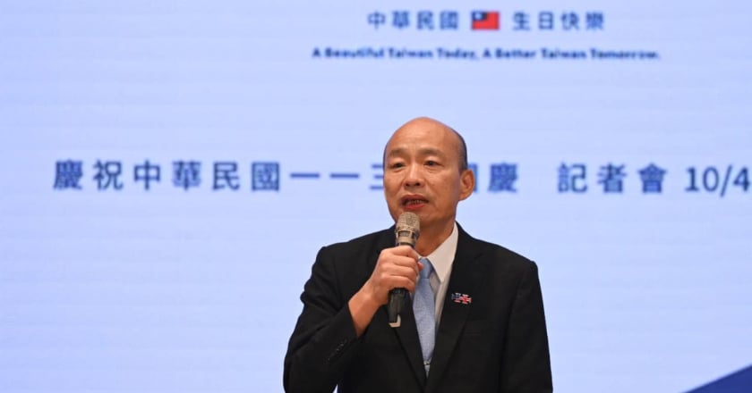 雙十國慶由古寧頭戰役3英雄領唱國歌 韓國瑜：要中華民國在陽光下