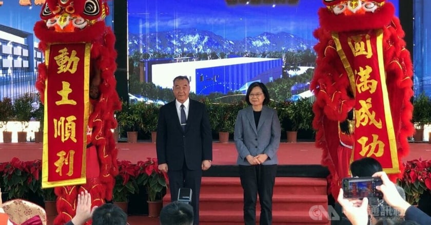 蔡英文見證航太暨無人機院區動土 提升國家戰力