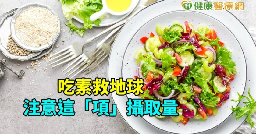 吃素救地球　專家：注意這「項」攝取量