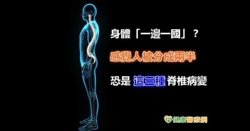 身體一邊一國? 三種脊椎病變造成