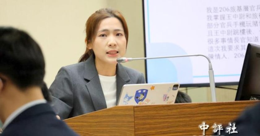 206旅女中尉墜樓案 顧立雄徐巧芯質詢爆口角