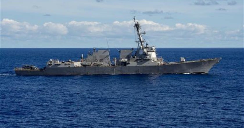 美驅逐艦時隔1個月進入西沙海域 解放軍警告驅離
