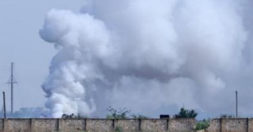 俄國防部：克里米亞發生爆炸 變電所和彈藥庫起火