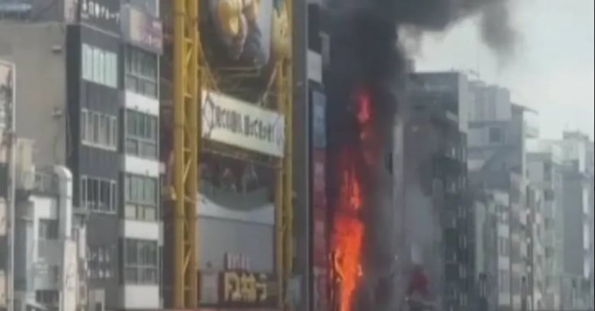大阪道頓堀大火 兩消防員殉職、多人送醫