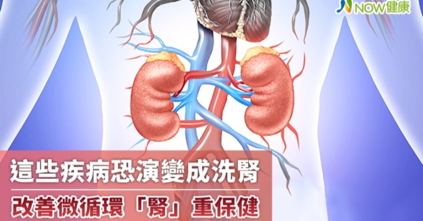 這些疾病恐演變成洗腎 改善體內微循環「腎」重保健