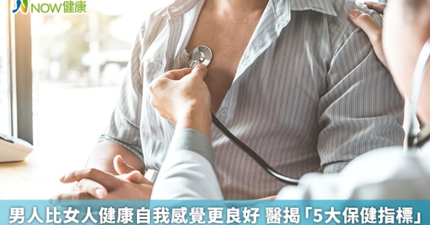 男人比女人健康自我感覺更良好 醫揭「5大保健指標」