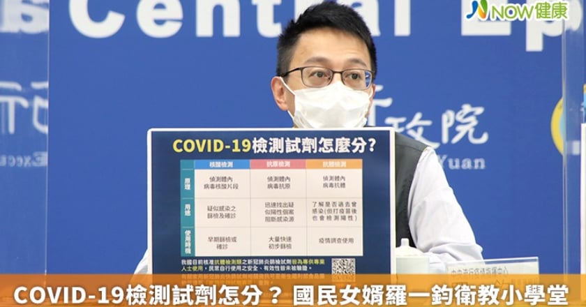 COVID-19檢測試劑怎分？ 國民女婿羅一鈞衛教小學堂