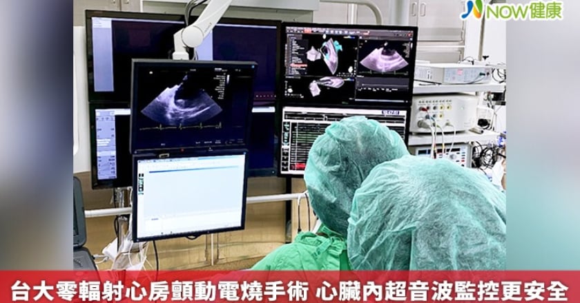 台大零輻射心房顫動電燒手術 心臟內超音波監控更安全
