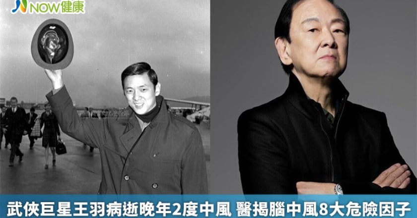 武俠巨星王羽病逝晚年2度中風 醫揭腦中風8大危險因子