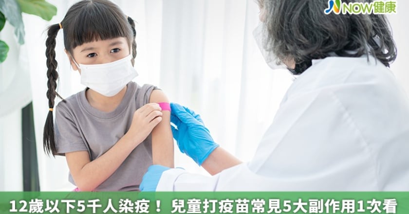 12歲以下5千人染疫！ 兒童打疫苗常見5大副作用1次看