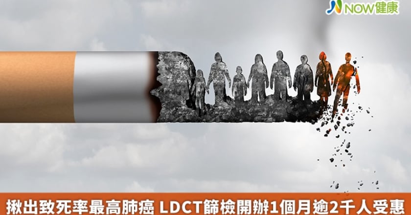 揪出致死率最高肺癌 LDCT篩檢開辦1個月逾2千人受惠