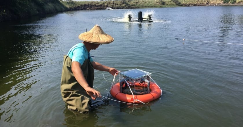 智慧監控養殖水質  高雄寬緯科技助降成本、增產值