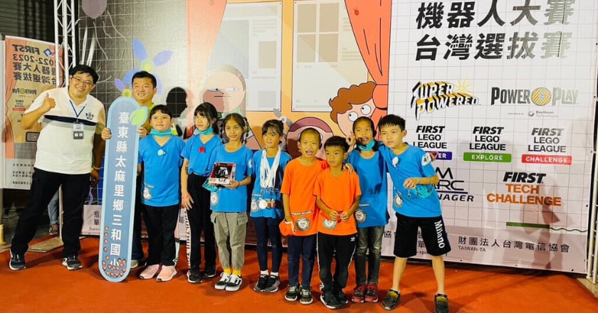 台東海邊不到百人三和國小 奪機器人大賽3大獎
