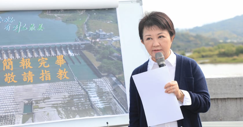 盧秀燕視察石岡壩 呼籲發電水源庫容要兼顧