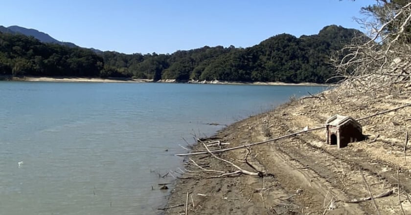 石門水庫蓄水率降土地公廟露出　北水局：供水無虞