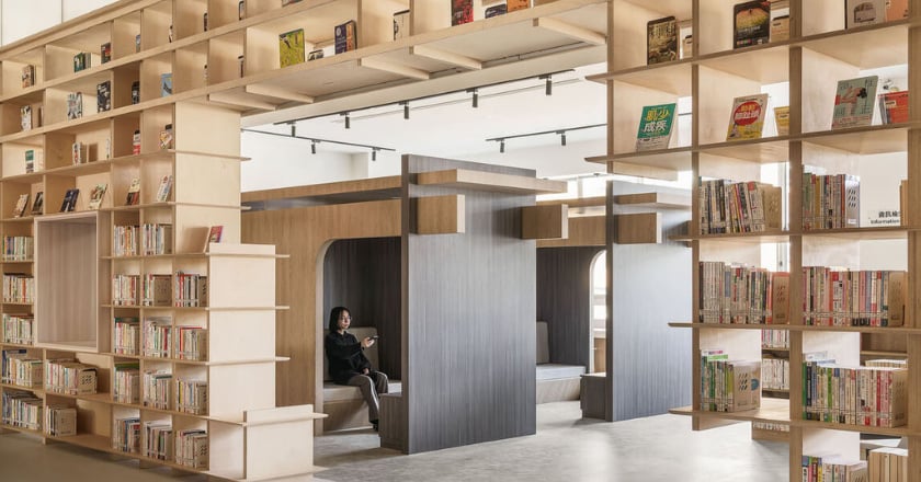 新北泰山圖書分館療癒轉身 媲美蔦屋書店
