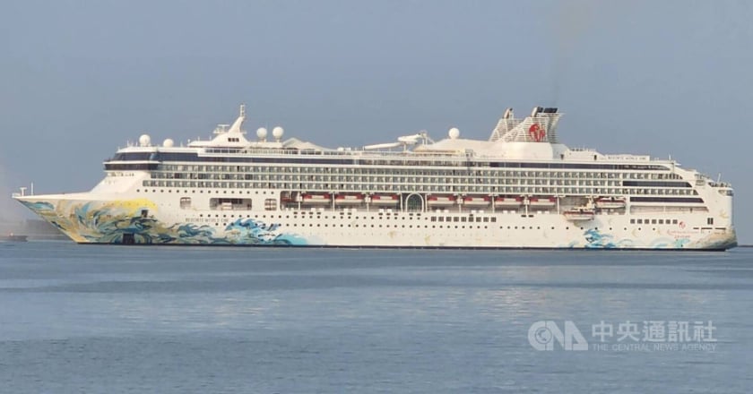 郵輪首航彎靠　澎湖開啟國際旅遊市場
