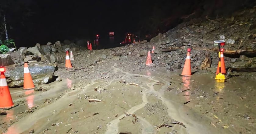 春雨釀災　苗縣南庄鄉東河全村停班停課、泰安鄉中午12時起停止上課