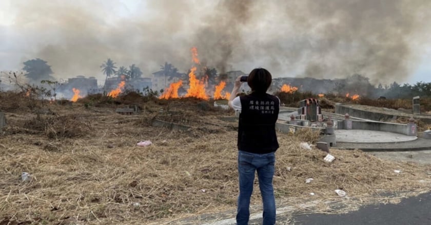 屏東3個月逾200處墓地火警　研議遷葬可行性