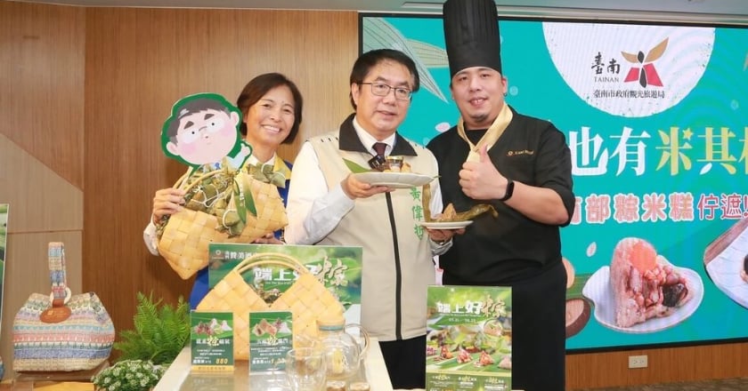 端午粽南北大戰開打　黃偉哲大推台南粽最好吃