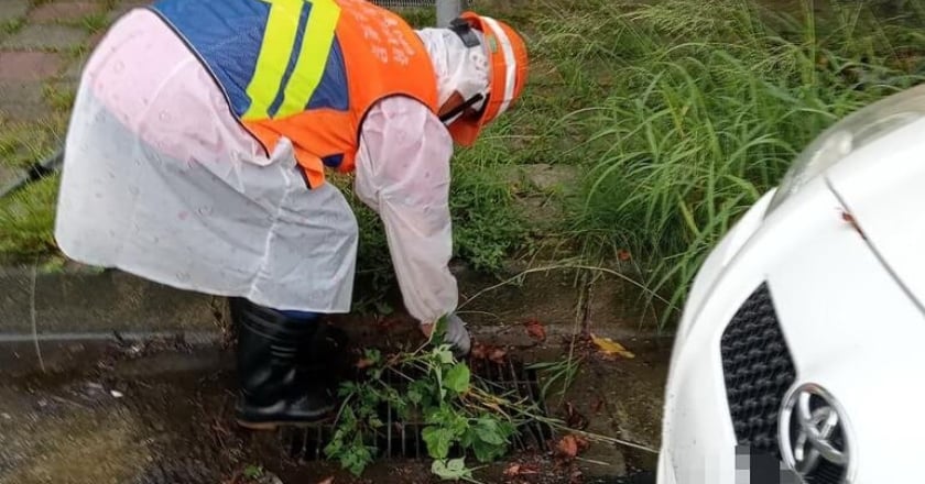 降雨巡檢地下道等 台南3天清除35公噸垃圾雜物