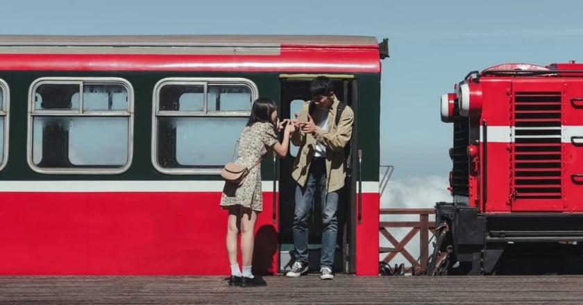 阿里山林鐵七夕行駛月老主題列車　要終結孤單