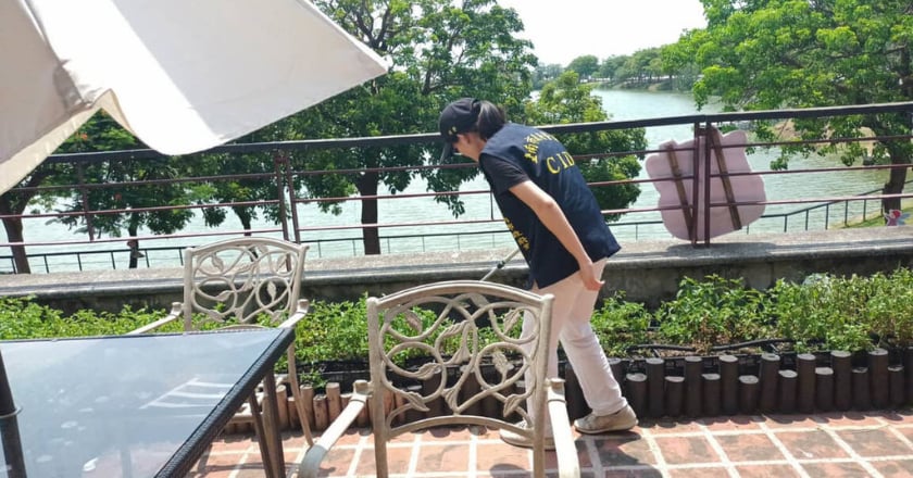 台南收炸彈恐嚇 葫蘆埤公園封園巡查