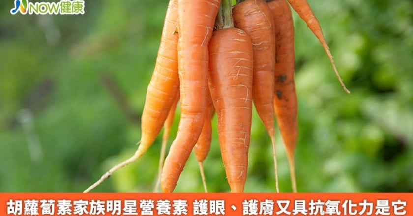 胡蘿蔔素家族明星營養素 護眼、護膚又具抗氧化力是它