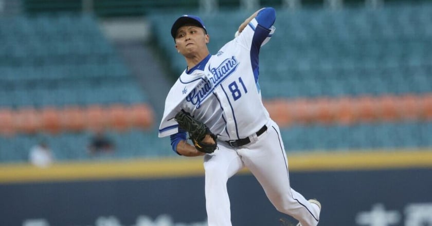 陳仕朋中職生涯第3場完封勝 率悍將擊敗龍隊