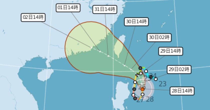 颱風蘇拉影響 綠島蘭嶼28日部分停航小琉球30日午後船班停駛