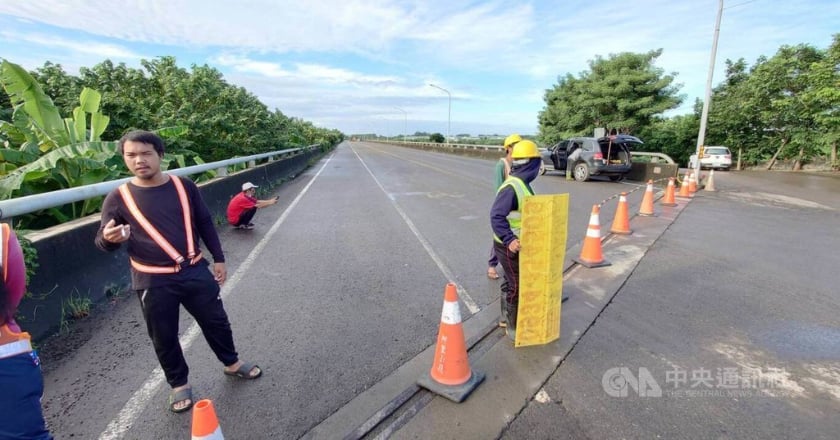 嘉義暴雨泥濘未清 台82線中和交流道及下方中義路封閉