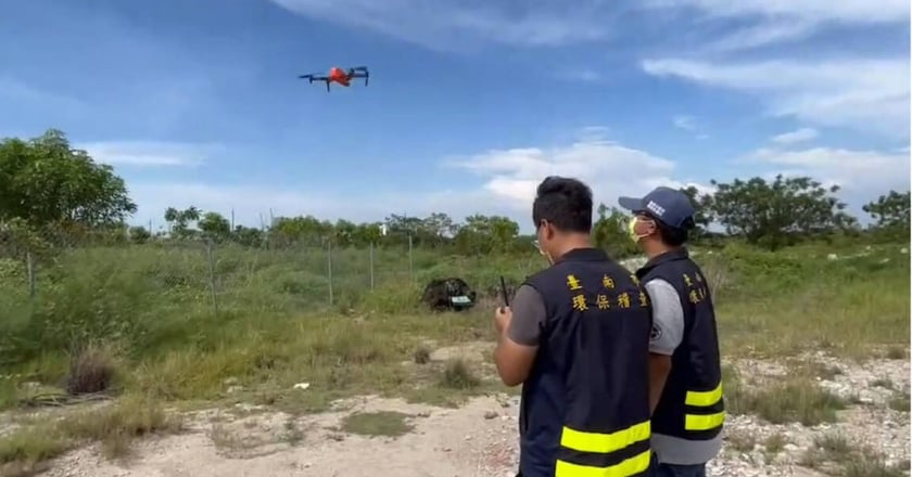 台南空拍機科技執法 3個月查獲7處非法棄置場