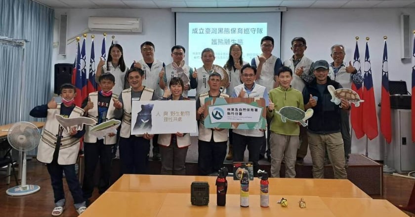 台灣黑熊出沒霞喀羅 地方成立黑熊巡守隊護棲地