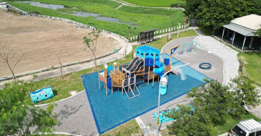 台南添多功能景點 柳營櫻花滯洪池公園啟用