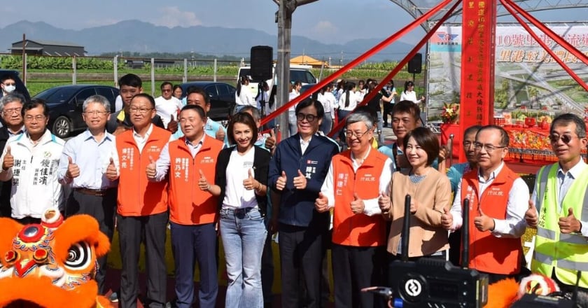 國10至新威大橋新闢道路工程動土 預計118年底完工