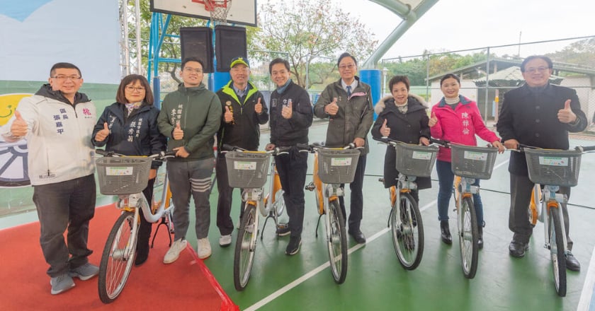 桃園啟用龜山區31站YouBike2.0 續推電輔車