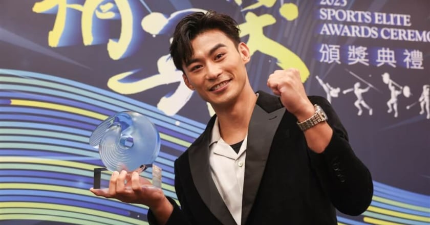 楊勇緯3連霸精英獎最佳男運動員 連珍羚獲最佳女運動員獎