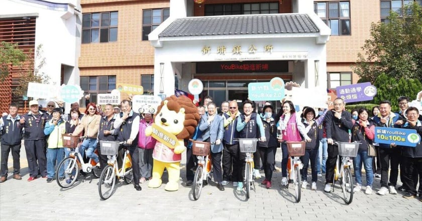 Youbike前進新埔鎮 楊文科:預計6月啟用