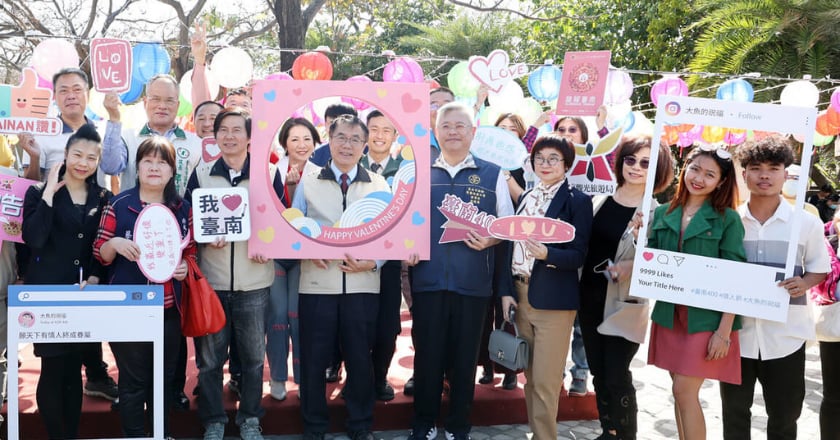 台南辦情人節活動 黃偉哲邀有情人訪安平燈區